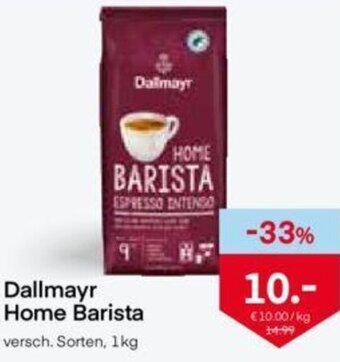 MPreis Dallmayr Home Barista 1 kg Angebot