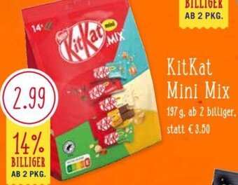 MPreis Kitkat Mini Mix 197g Angebot