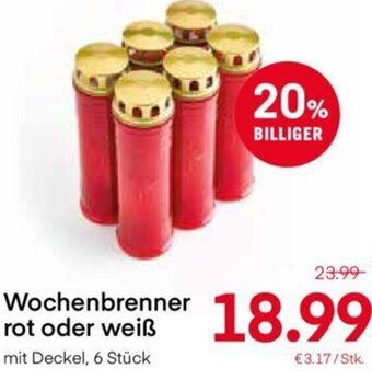 MPreis Wochenbrenner rot oder Weiß Angebot