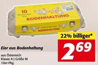 Nah&Frisch Eier aus Bodenhaltung Angebot