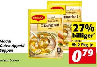 Nah&Frisch Maggi Guten Appetit Suppen Angebot