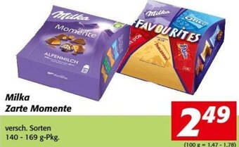 Nah&Frisch Milka Zarte Momente 140-169 g Angebot