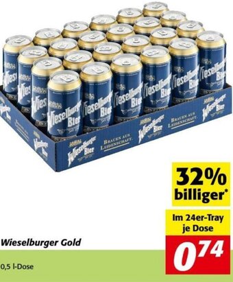 Nah&Frisch Wieselburger Gold 0,5 l Angebot