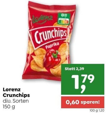 ADEG Lorenz Crunchips 150 g Angebot