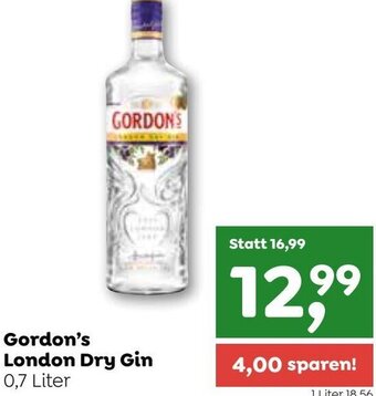 ADEG Gordon's London Dry Gin 0.7L Angebot
