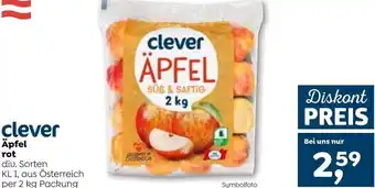 ADEG clever Äpfel rot 2 kg Angebot