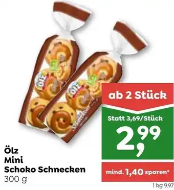 ADEG Ölz Mini Schoko Schnecken 300 g Angebot