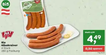 ADEG Bio Käsekrainer 280 g Angebot