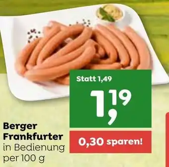 ADEG Berger Frankfurter 100 g Angebot