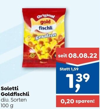 ADEG Soletti Goldfischli 100 g Angebot