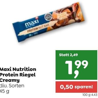 ADEG Maxi Nutrition Protein Riegel Creamy 45 g Angebot