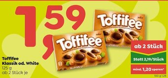 ADEG Toffifee Klassik od. White 125 g Angebot