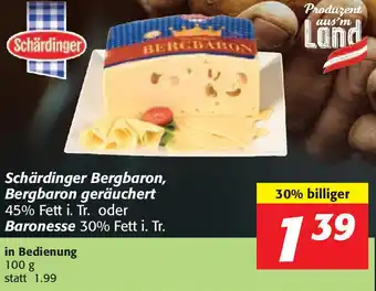 Nah&Frisch Schärdinger Bergbaron, Bergbaron Geräuchert 100 g Angebot