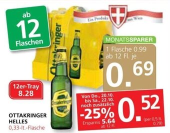 Spar Ottakringer Helles 0,33 Lt Angebot