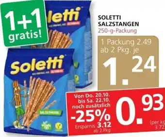 Spar Soletti Salzstangen 250 g Angebot