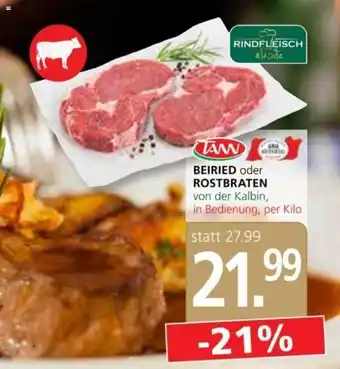 Spar Beiried oder Rostbraten per kilo Angebot
