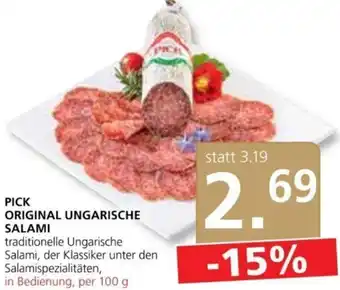 Spar Pick Original Ungarische Salami 100 g Angebot