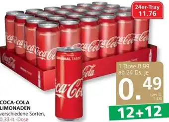 Spar Coca-Cola Limonaden 0,33 lt Angebot