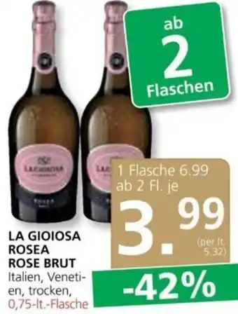 Spar La Gioiosa Rosea Rose Brut 0,75 lt Angebot