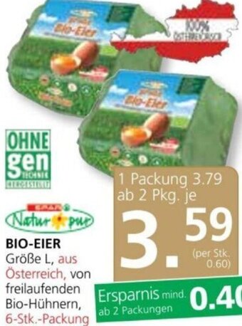 Spar Bio-Eier Angebot