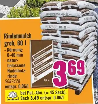 Hornbach Rindenmulch 60 l Angebot