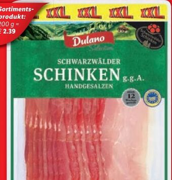 Lidl Selection schwarzwälder schinken Angebot