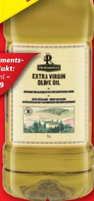 Lidl Natives olivenöl extra Angebot