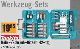 Hornbach Makita Bohr-/Schraub-Bitset, 42-tlg. Angebot