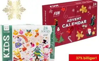 Interspar Adventkalender socken Angebot