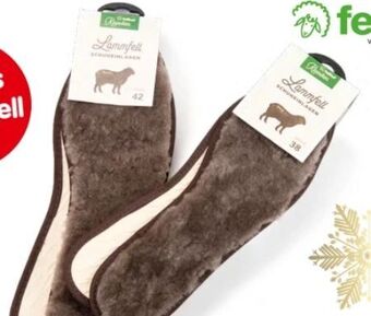 Interspar Damen lammfell-schuheinlagen Angebot