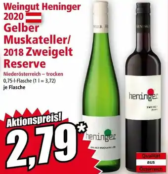 Norma Weingut Heninger 2020 Angebot