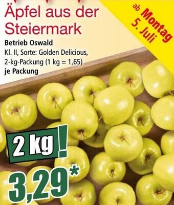 Norma Äpfel Aus Der Steiermark 2kg Angebot