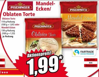 Norma Mandel-Ecken, Oblaten Torte Angebot