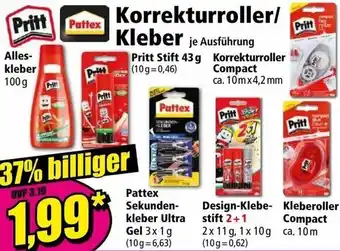 Norma Korrekturroller/Kleber Angebot