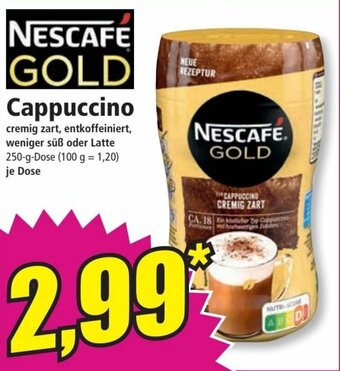 Norma Nescafé Gold Cappuccino Angebot