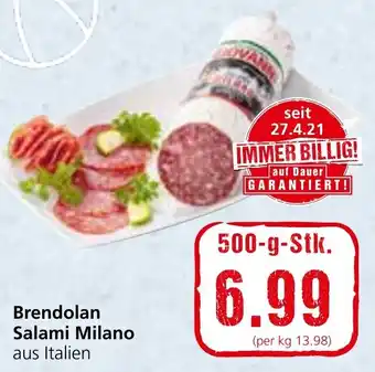 Spar Brendolan Salami Milano 500g Angebot