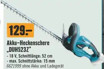 Hornbach Makita Akku-Heckenschere DUH523Z Angebot