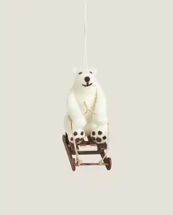 ZARA HOME Weihnachtlicher bär mit schlitten Angebot