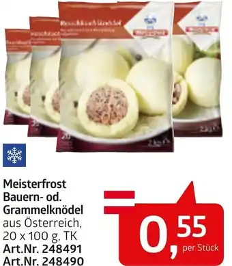 AGM Meisterfrost Bauern-od. Grammelknödel 20 x 100 g Angebot