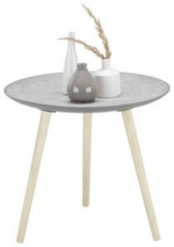 Mömax Beistelltisch in grau/naturfarben Angebot