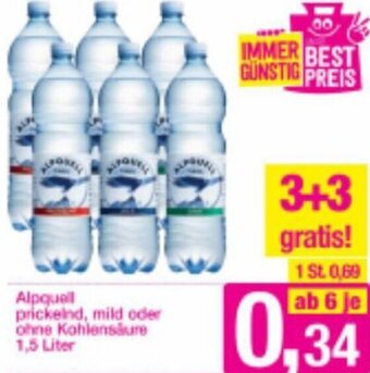 Sutterlüty Alpquell Prickelnd, Mild oder Ohne Kohlensäure 1,5 Liter Angebot