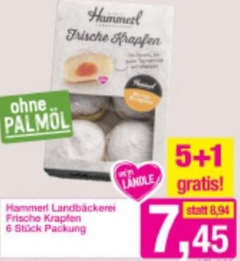 Sutterlüty Hammerl Landbäckerei Frische Krapfen Angebot