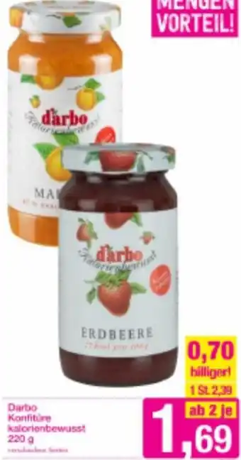 Sutterlüty Darbo Konfitüre Kalorienbewurst 220 g Angebot