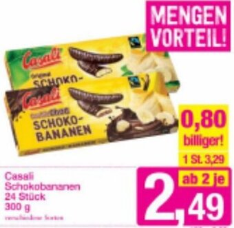 Sutterlüty Casali Schokobananen 300g Angebot