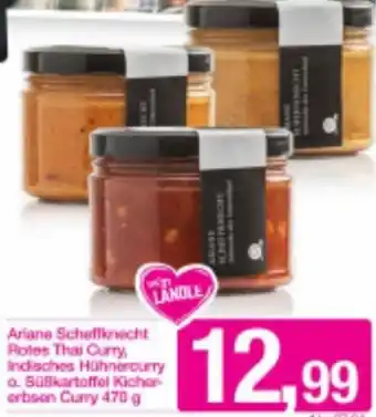 Sutterlüty Ariane Scheffknecht Rotes Thai Curry, Indisches Hühnercurry 470 g Angebot