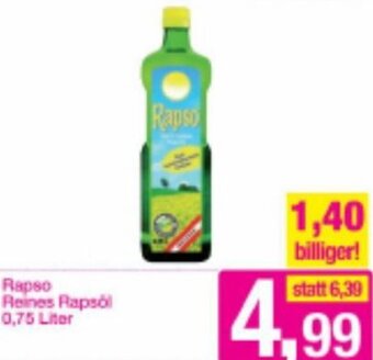 Sutterlüty Rapso Reines Rapsöl 0,75 Liter Angebot