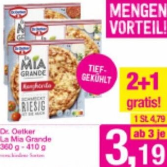 Sutterlüty Dr. Oetker La Mia Grande 360 g- 410 g Angebot