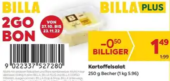 Billa Kartoffelsalat 250 g Angebot