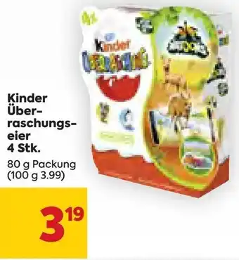 Billa Kinder Überraschungseier 80 g Angebot