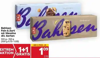 Billa Bahlsen Fein & Zart od. Messino 100 g-150 g Angebot
